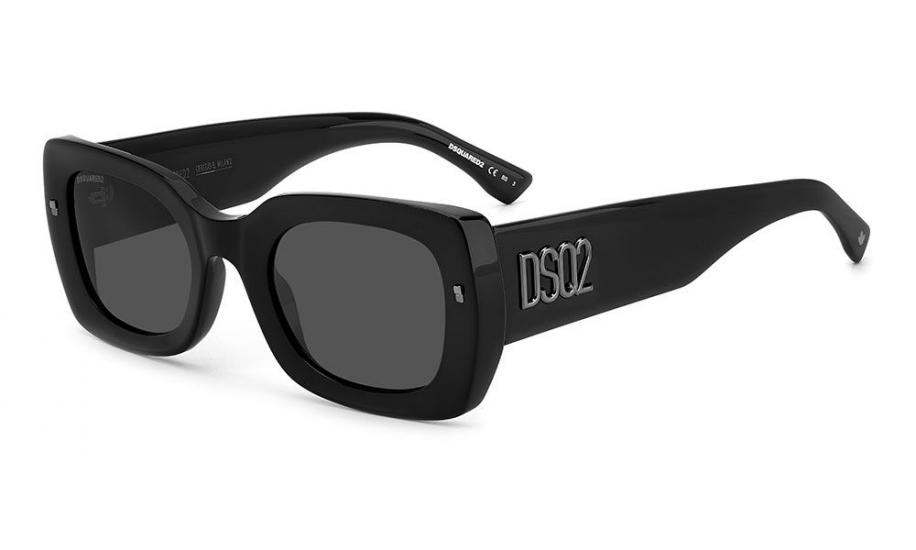 Dsquared2 D2 0061/S (ANS/IR) 51 | Kadın Siyah Güneş Gözlüğü